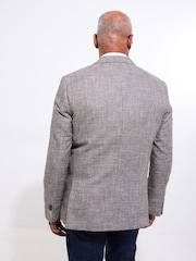 Joe Browns Brown Woven Blend Blazer - Image 4 of 7