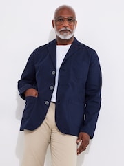 Joe Browns Blue Vintage Workwear Twill Blazer - Image 1 of 7