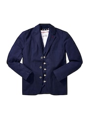 Joe Browns Blue Vintage Workwear Twill Blazer - Image 7 of 7