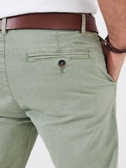 Joe Browns Green Washed Straight Leg Chino Trousers - Image 4 of 5