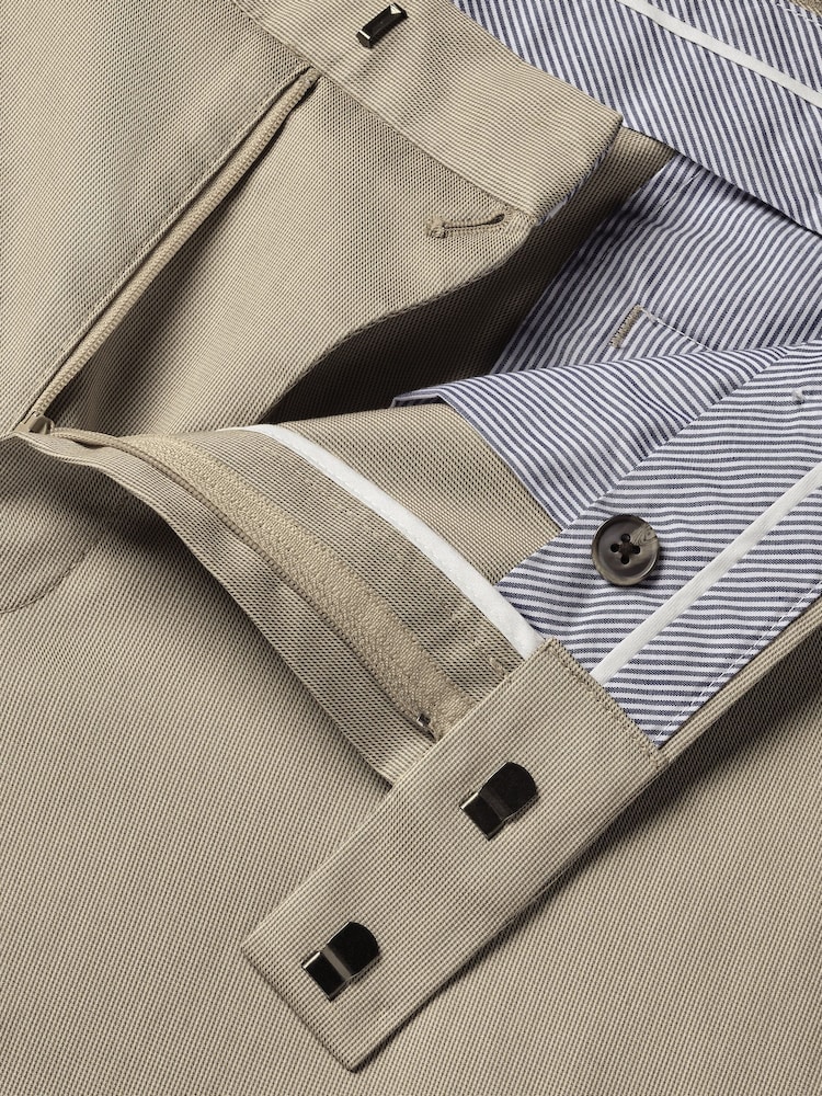 Charles Tyrwhitt Natural Slim Fit Smart Trousers - Image 5 of 5