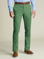Charles Tyrwhitt Green Smart Casual Chino Trousers - Image 2 of 5