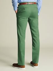 Charles Tyrwhitt Green Smart Casual Chino Trousers - Image 3 of 5