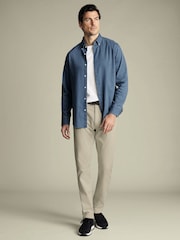 Charles Tyrwhitt Natural 5 Pocket SF Jeans - Image 3 of 5