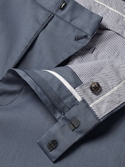 Charles Tyrwhitt Blue Slim Fit Smart Trousers - Image 5 of 5