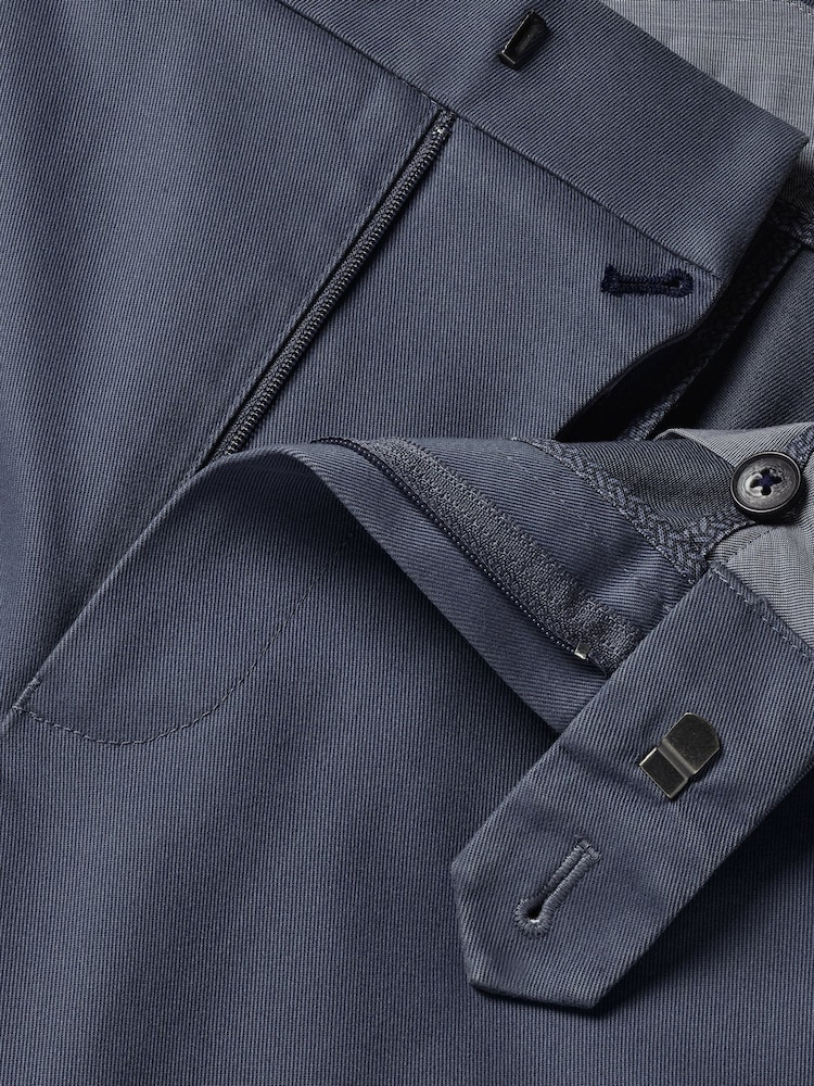 Charles Tyrwhitt Blue Slim Fit Smart Casual Chino Trousers - Image 5 of 5 Charles Tyrwhitt Blue Slim Fit Smart Casual Chino Trousers - Image 5 of 5