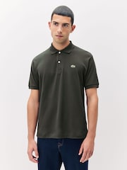 Lacoste Green Petite Original L.12.12 Piqué Cotton Polo Shirt - Image 1 of 4