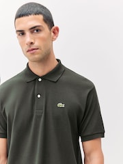 Lacoste Green Petite Original L.12.12 Piqué Cotton Polo Shirt - Image 3 of 4