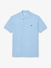 Lacoste Blue Petite Original L.12.12 Piqué Cotton Polo Shirt - Image 1 of 3