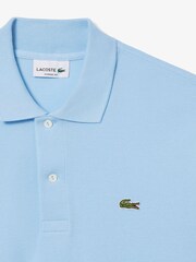 Lacoste Blue Petite Original L.12.12 Piqué Cotton Polo Shirt - Image 2 of 3