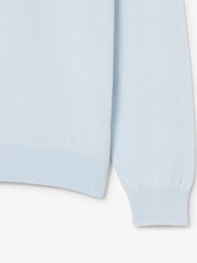 Lacoste Regular Fit Blue High Zipped Neck Sweater - Image 2 of 3