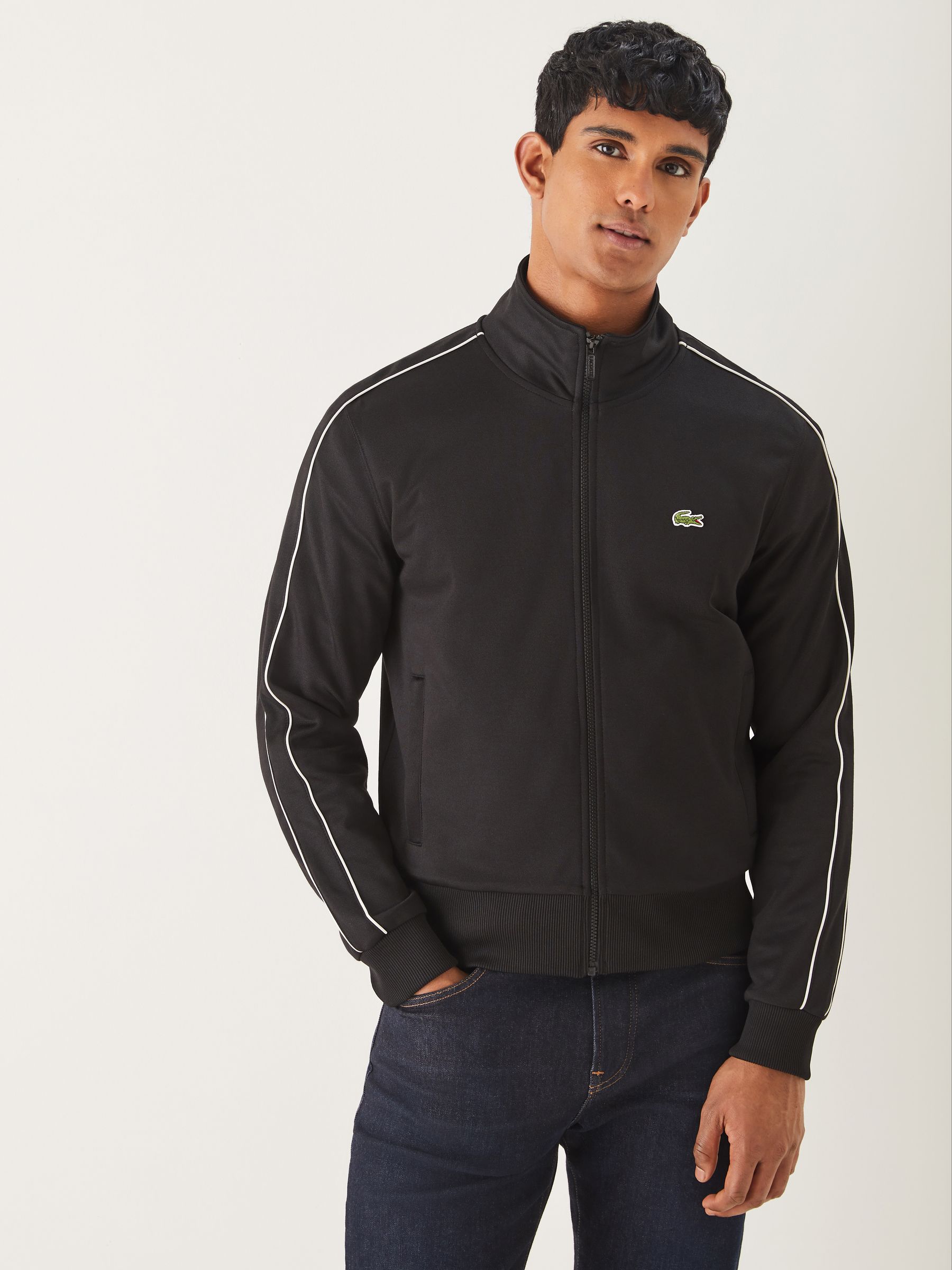 Buy Lacoste Black Zip-Up Track Jacket from Next Norway