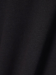 Lacoste Black Chrome Regular Fit Cotton Blend Ottoman Polo Shirt - Image 3 of 3