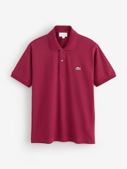 Lacoste Red Original L.12.12 Petit Piqué Cotton Polo Shirt - Image 1 of 3