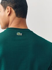 Lacoste Green Regular Fit Printed Jersey T-Shirt - Image 4 of 5