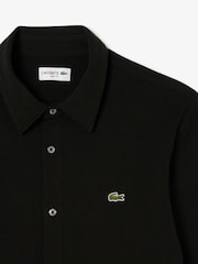 Lacoste Black Slim Fit Cotton Piqué Shirt - Image 2 of 3