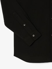 Lacoste Black Slim Fit Cotton Piqué Shirt - Image 3 of 3