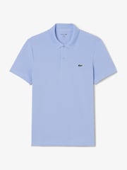 Lacoste Regular Fit Purple Cotton Ottoman Polo Shirt - Image 1 of 2