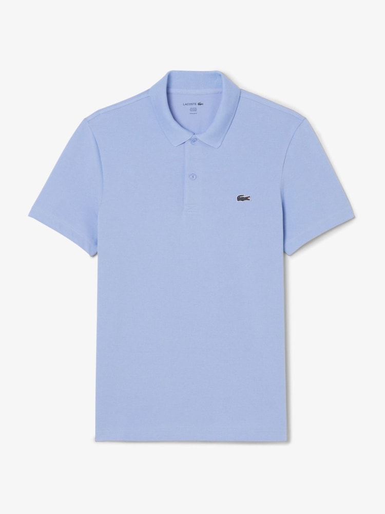 Lacoste Regular Fit Purple Cotton Ottoman Polo Shirt - Image 1 of 2