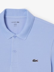 Lacoste Regular Fit Purple Cotton Ottoman Polo Shirt - Image 2 of 2