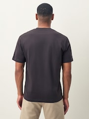 Lacoste Brown Mid Weight Cotton T-Shirt - Image 2 of 3