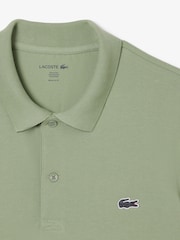 Lacoste Regular Fit Green Cotton Ottoman Polo Shirt - Image 2 of 2