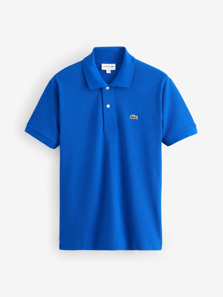 Lacoste Blue Original L.12.12 Petit Piqué Cotton Polo Shirt - Image 1 of 3