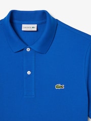 Lacoste Blue Original L.12.12 Petit Piqué Cotton Polo Shirt - Image 3 of 3