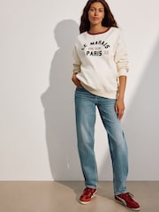 Mid Blue Denim Maternity Straight Leg Jeans - Image 1 of 10