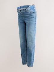 Mid Blue Denim Maternity Straight Leg Jeans - Image 6 of 10