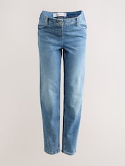 Mid Blue Denim Maternity Straight Leg Jeans - Image 7 of 10