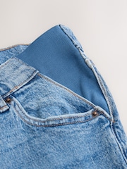 Mid Blue Denim Maternity Straight Leg Jeans - Image 9 of 10