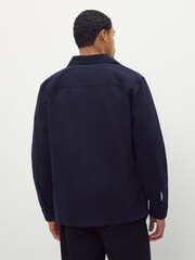 Lacoste Blue Lacoste Woven Overshirt - Image 2 of 6