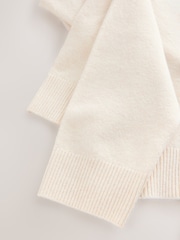 Ecru Supersoft Crew Neck Long Sleeve Jumper - Image 10 of 10