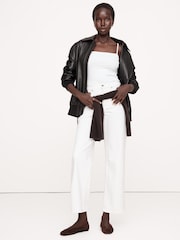 Banana Republic White Refined Camisole - Image 3 of 4