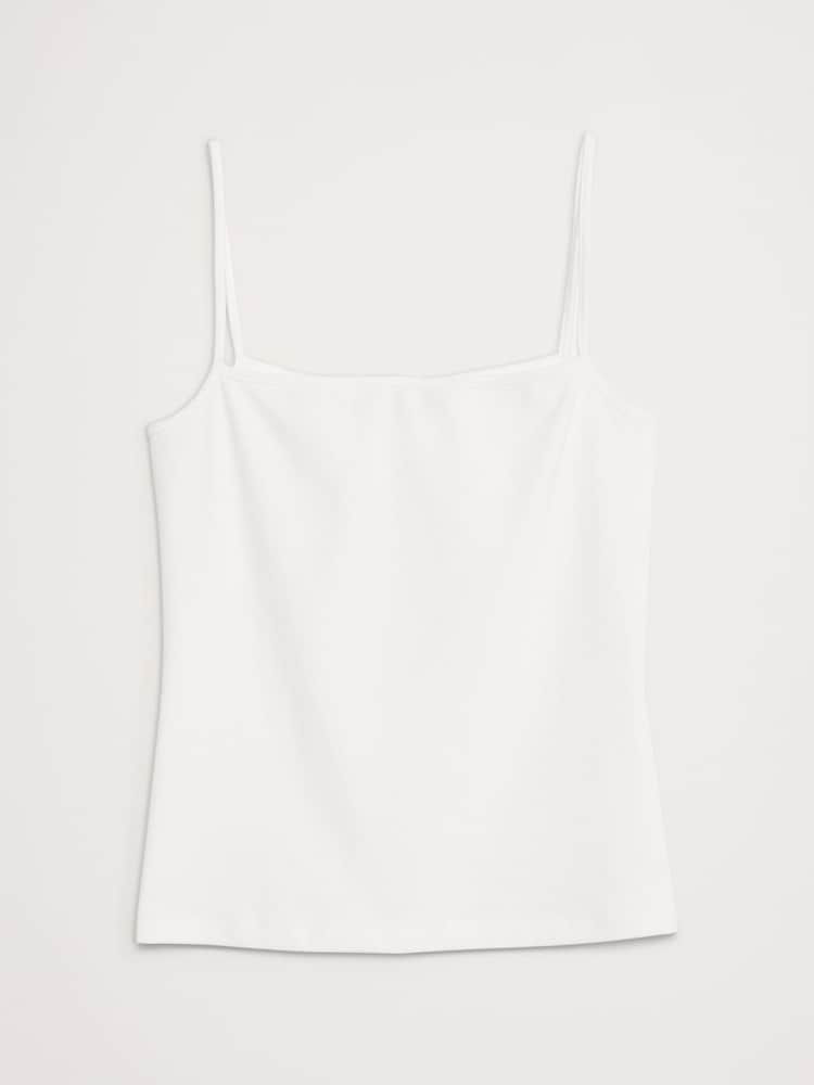 Banana Republic White Refined Camisole - Image 4 of 4