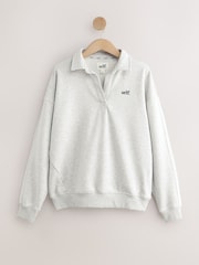 self. Grey Rugby Sweatshirt - Image 9 of 11