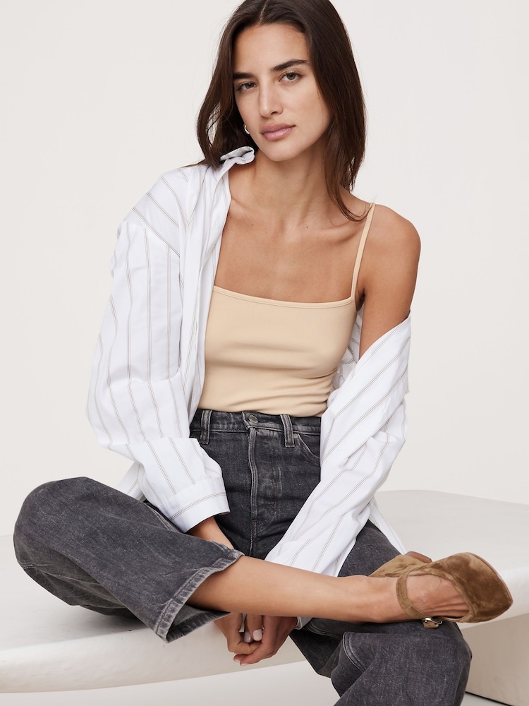 Banana Republic Beige Refined Camisole - Image 1 of 1