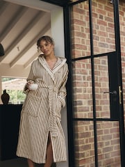 self. Cream Towelling Robe - Image 1 of 8