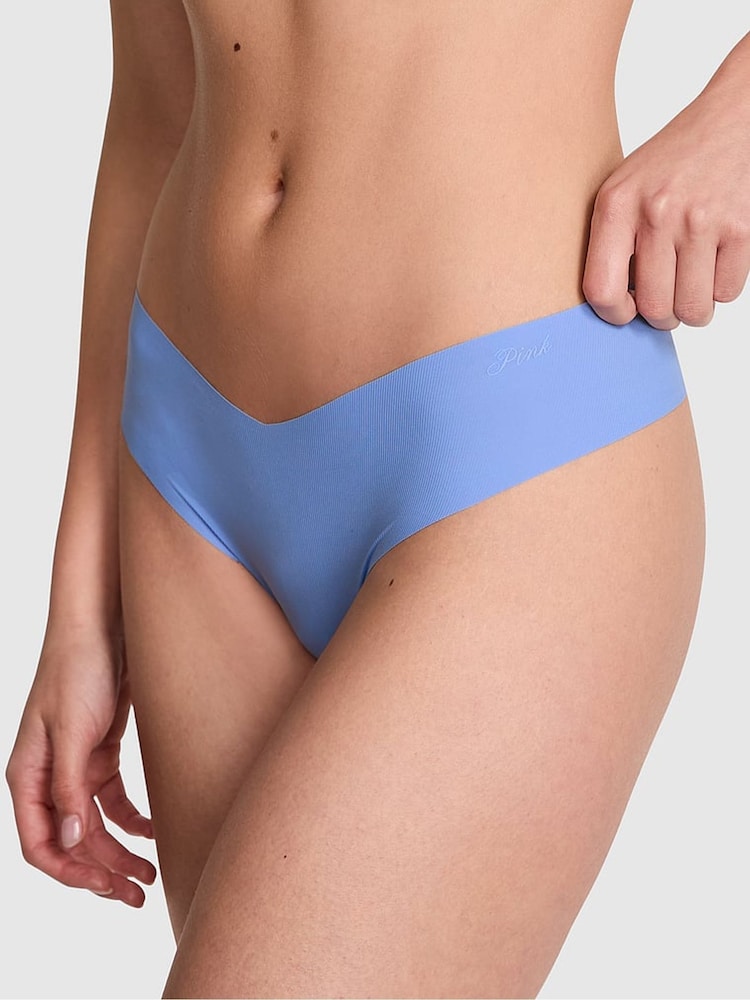 Victoria's Secret PINK Seascape Blue Thong Knickers - Image 1 of 2