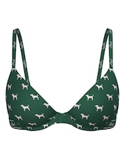 Victoria's Secret PINK Jaguar Green T Shirt Bra - Image 3 of 3