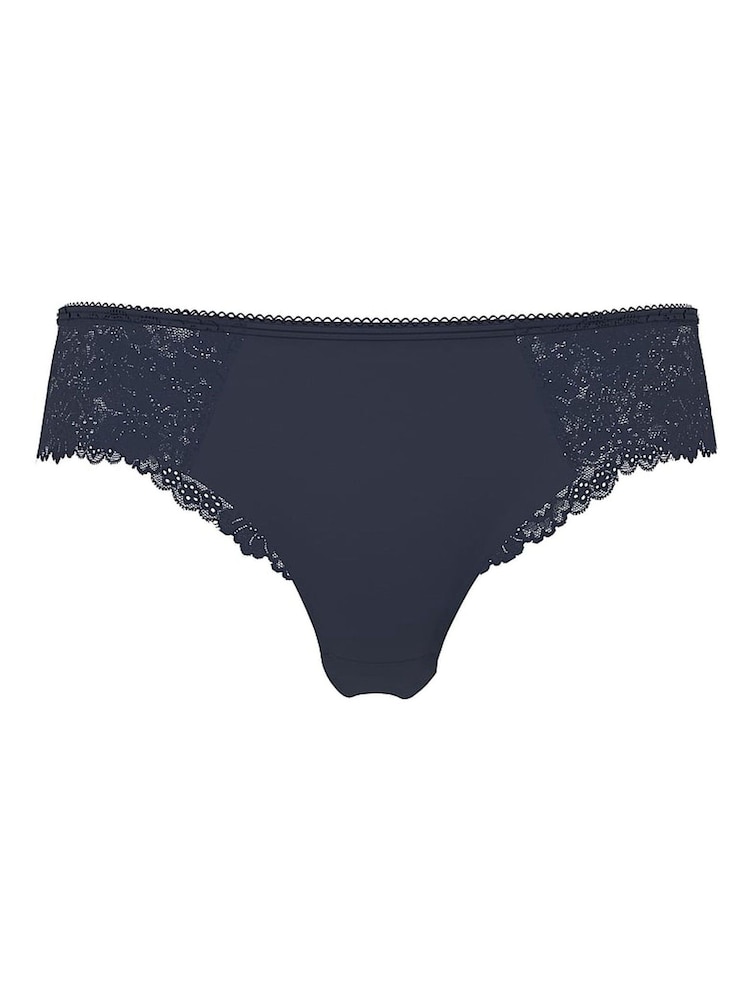 Victoria's Secret PINK Noir Navy Blue Thong Knickers - Image 3 of 3 Victoria's Secret PINK Noir Navy Blue Thong Knickers - Image 3 of 3