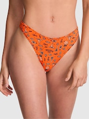 Victoria's Secret PINK Witchy Print Thong Cotton Thong Knickers - Image 1 of 3