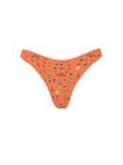 Victoria's Secret PINK Witchy Print Thong Cotton Thong Knickers - Image 3 of 3