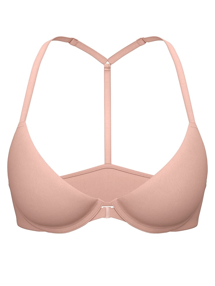Victoria's Secret PINK Macaron Nude Lightly Lined Front Close Bra - Image 3 of 3