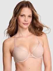 Victoria's Secret PINK Macaron Nude Push Up Front Close Bra - Image 1 of 3