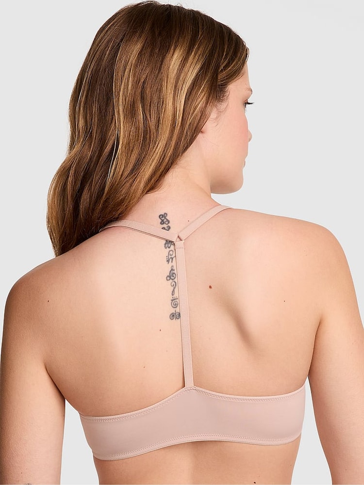 Victoria's Secret PINK Macaron Nude Push Up Front Close Bra - Image 2 of 3