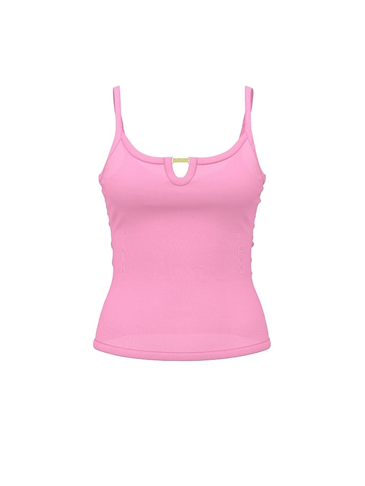 Victoria's Secret PINK Pink Lollipop Charm Keyhole Cami Top - Image 1 of 1
