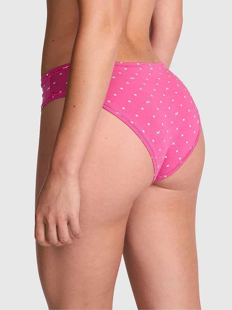 Victoria's Secret PINK Pink Gossip Cheeky Cotton Knickers - Image 2 of 3 Victoria's Secret PINK Pink Gossip Cheeky Cotton Knickers - Image 2 of 3