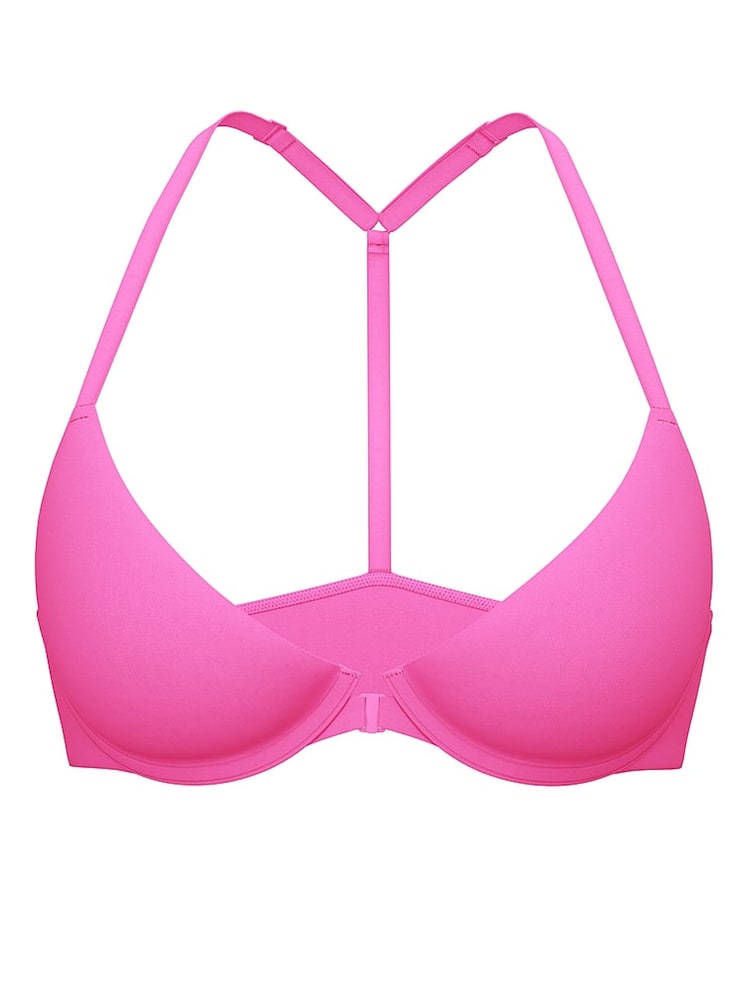 Victoria's Secret PINK Pink Gossip Push Up Front Close Bra - Image 3 of 3